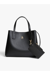 Tommy Hilfiger Kadın TH ICON MINI SATCHEL AW0AW18722 - Siyah