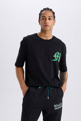 Defacto Erkek T-Shirt B3910Ax - Siyah