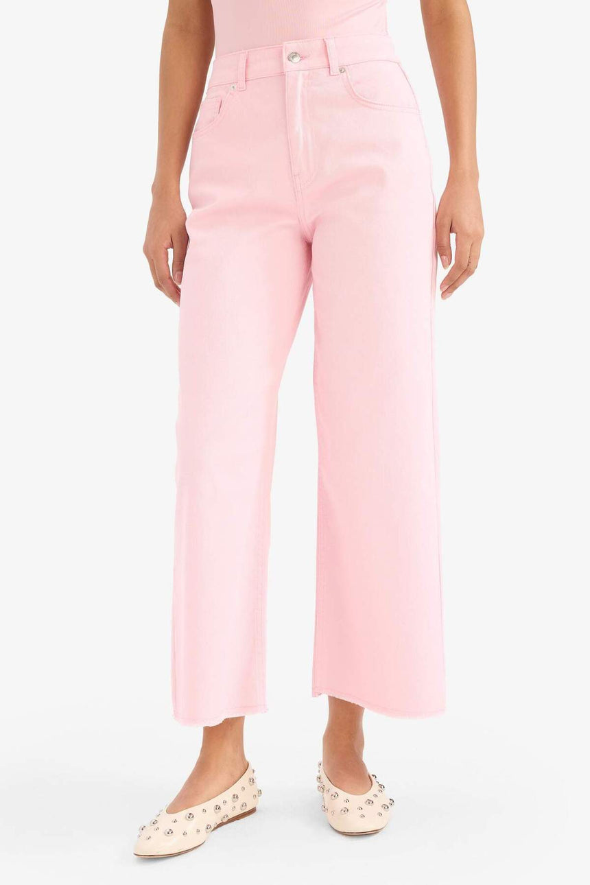 Defacto Kadın Trousers C7535AX - Pembe