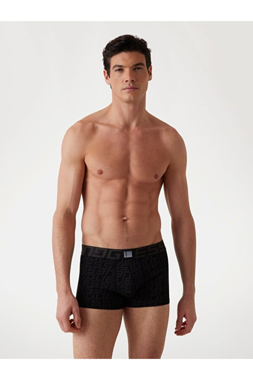 GUESS ERKEK IDOL BOXER TRUNK PAC U4RG01K6YW0 - Siyah
