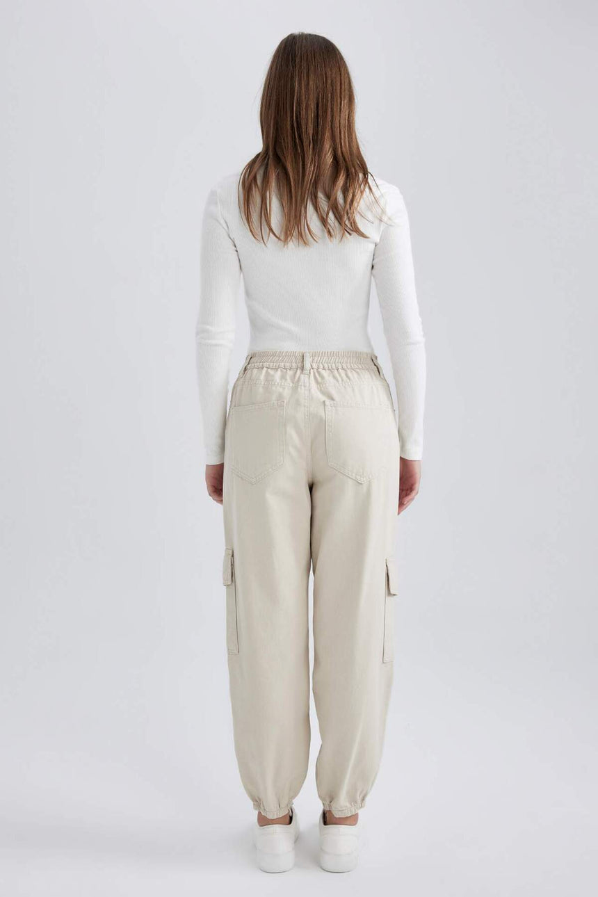 Defacto Kadın Trousers B0454Ax - Kahverengi / Kum Beji