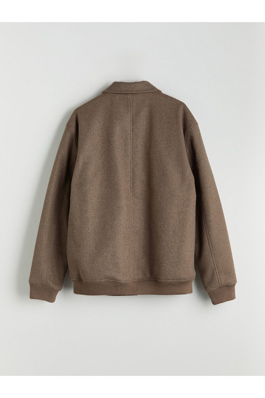 LCW ERKEK W5FU56AA MNT,V-WOOLBOM - Gri/ Kahverengi
