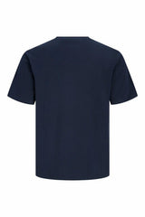 JACK&JONES JORSAVONA BOX TEE SS CN STYD SS26 12310070 - Koyu Mavi