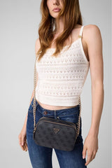 GUESS KADIN NOELLE II CROSSBODY HWBG9672140 - Ekru/ Krem