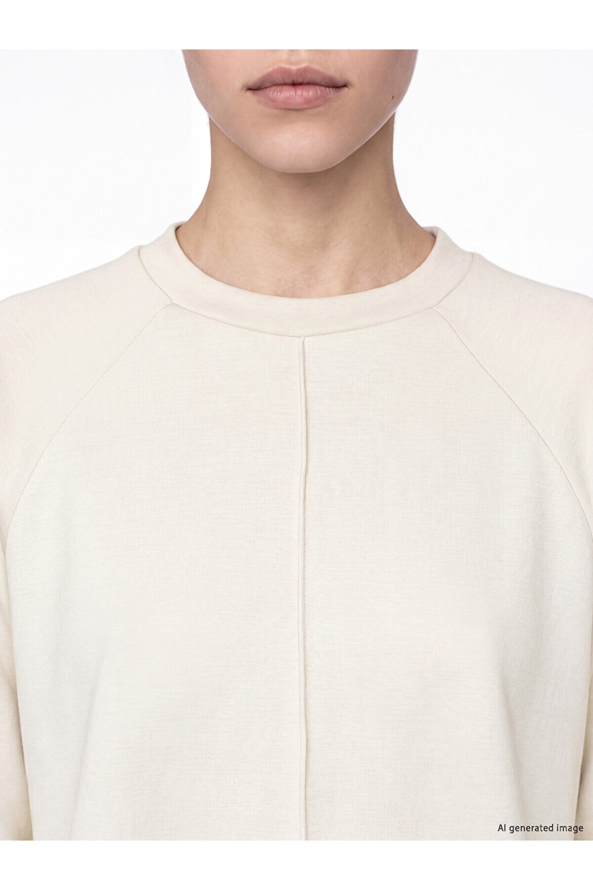 LC Waikiki Kadın Sweatshirt Tunik W6U726F8 - Açık Kahve