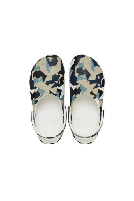 Crocs Unisex Geo Camo Clog Cr3055 - Beyaz