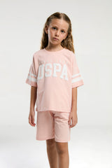 U.S. Polo Assn. Bermuda Takım US2091-4 - Somon