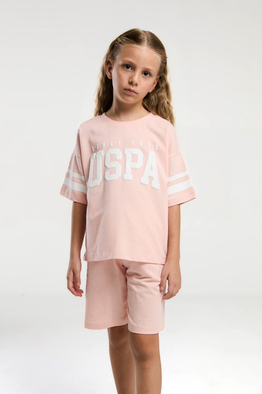 U.S. Polo Assn. Bermuda Takım US2091-4 - Somon