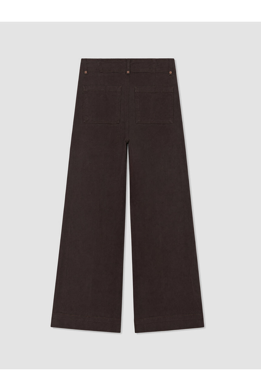 LCW KADIN W6DE34C8 PNT,EZO-SOLID - Kahverengi