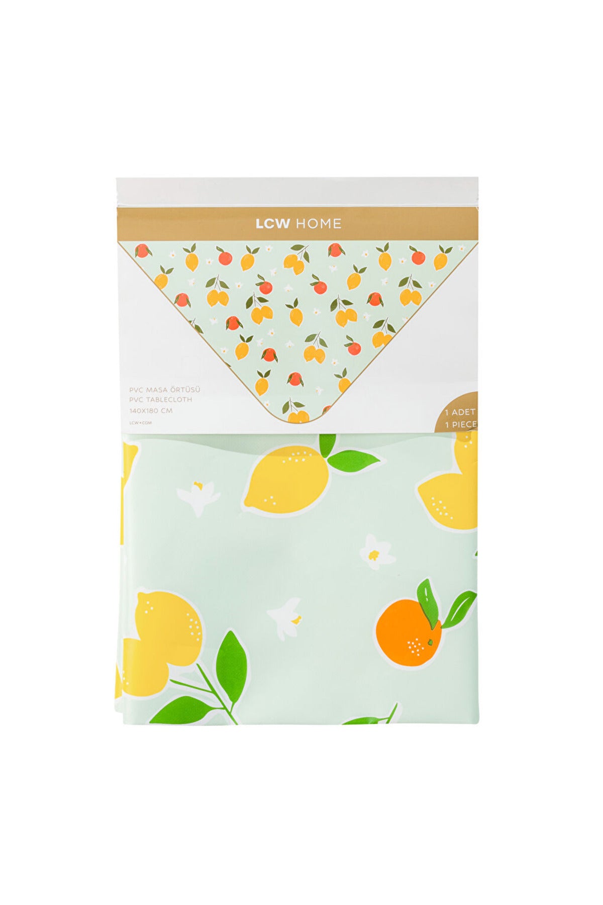 LC Waikiki Home Limon Desenli Masa Örtüsü S65789B8 - Karışık