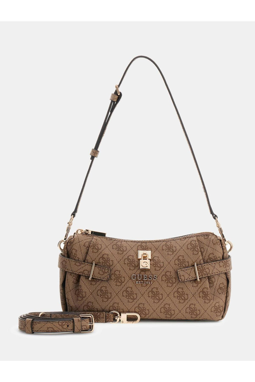 GUESS KADIN YESBA MINI TOP ZIP HWSG7833720 - Açık Bej/ Kahverengi