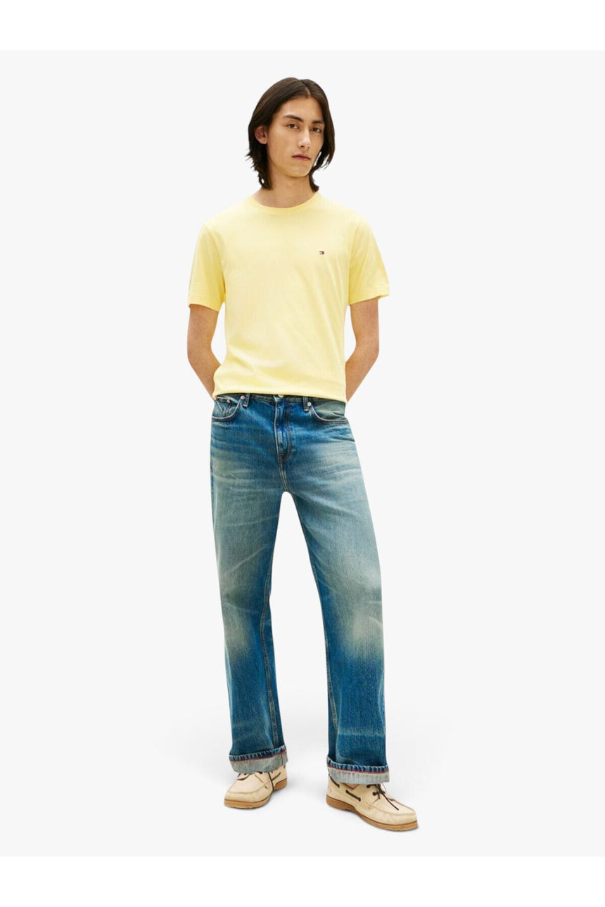 Tommy Hilfiger Erkek ESS SEASONAL REG FIT SOLID TEE MW0MW39995 - Sarı