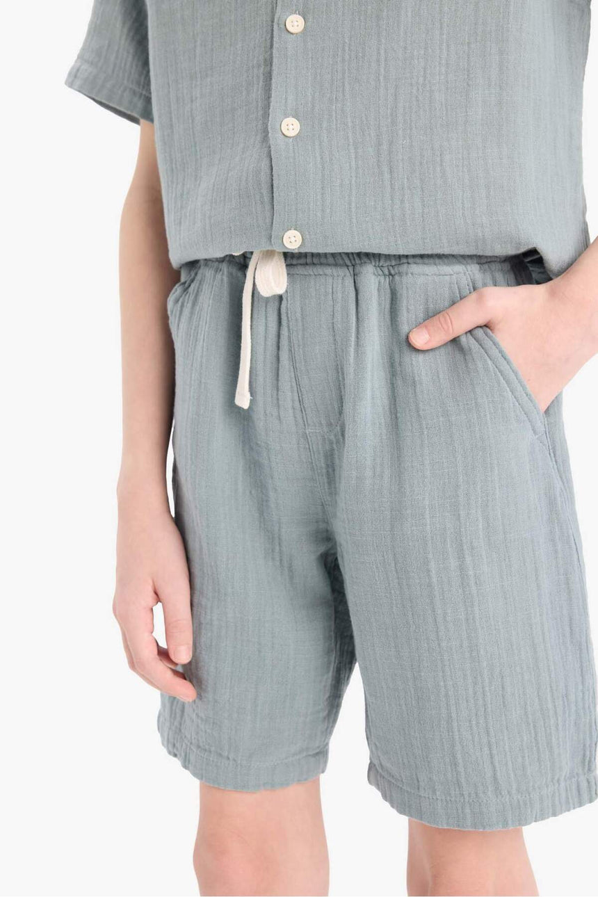 Defacto Çocuk Woven Bottom Z5370A6 - Açık Mavi