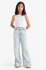 Defacto Çocuk Denim Z4708A6 - Açık Mavi