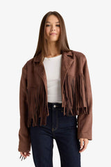 Defacto Kadın Jacket F8317Ax - Kahverengi