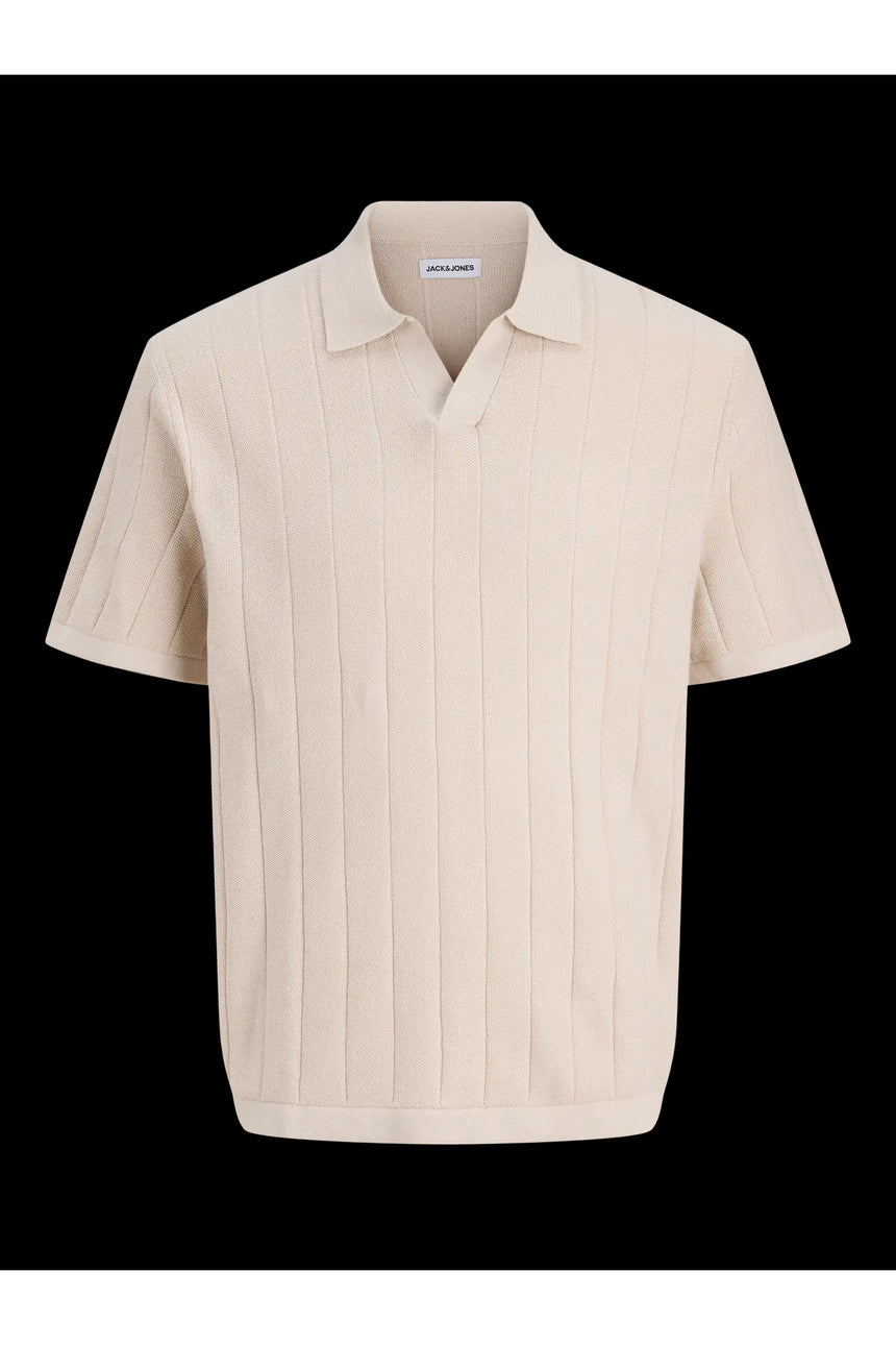 JACK&JONES PULLOVER MALE KNIT OCO100 12288418 - Bej/ Açık Gri