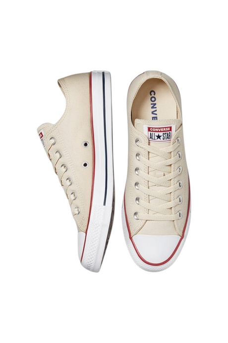 Sporline Converse Chuck Taylor All Star krem rengi pamuklu erkek sneaker ayakkabı