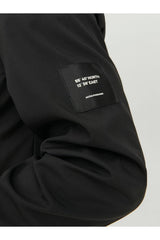 Jack & Jones Basic Erkek Kapüşonlu Softshell Mont 12236300 - Siyah