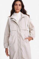 Defacto Kadın Raincoat E8554AX - Kahverengi / Kum Beji