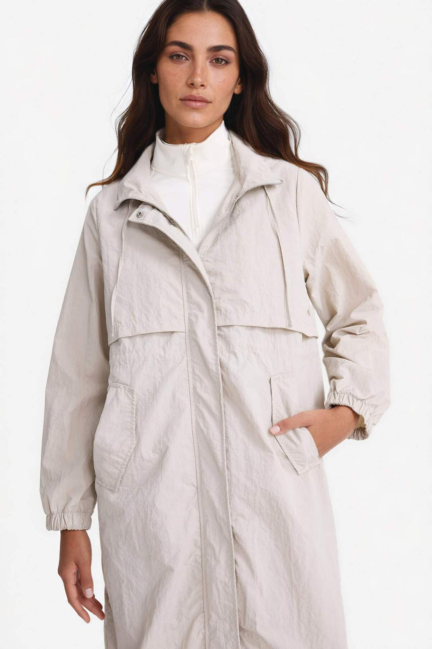 Defacto Kadın Raincoat E8554AX - Kahverengi / Kum Beji