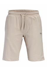 JACK&JONES JPSTGORDON ARCHIVE SWEAT SHORTS MID SN 12288638 - Bej/ Açık Gri