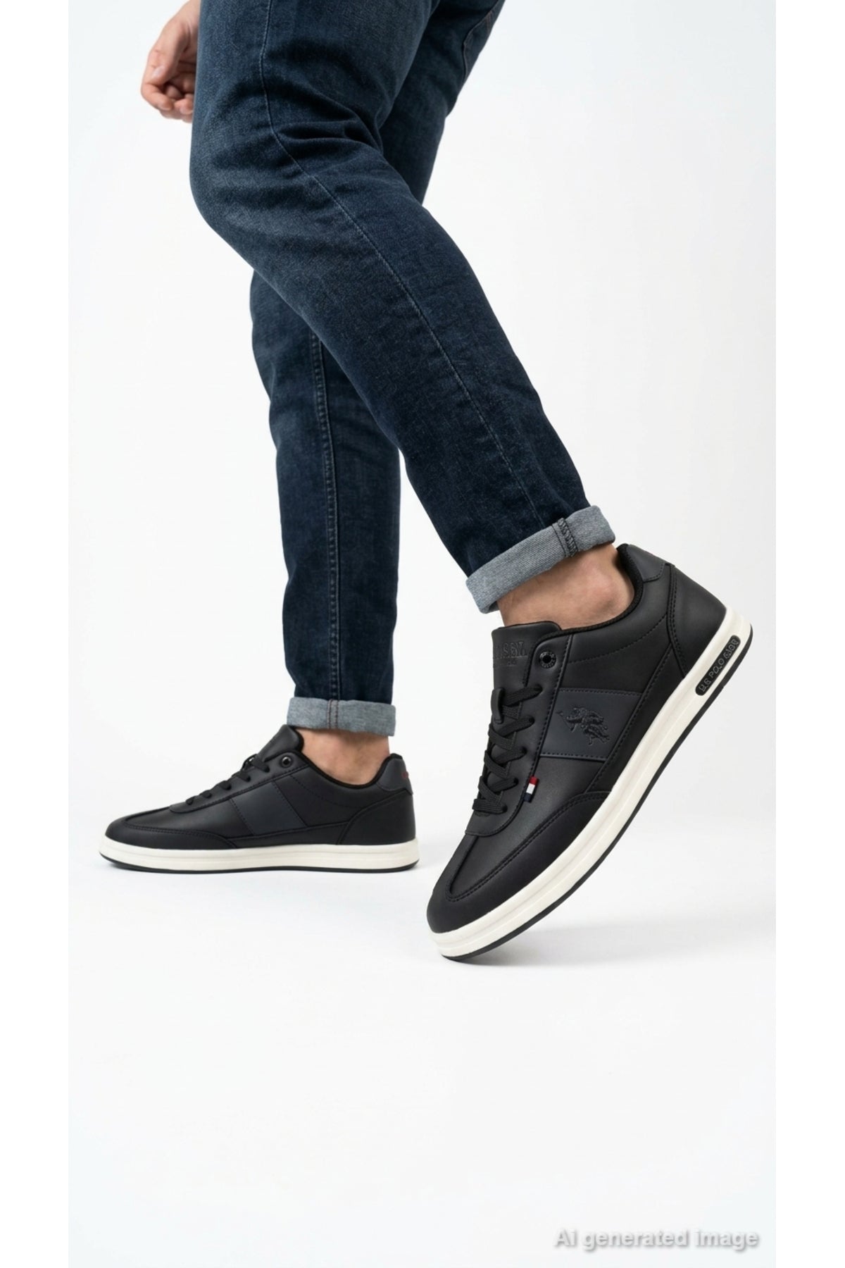 U.S. Polo Assn. Karen Erkek Sneaker - Siyah