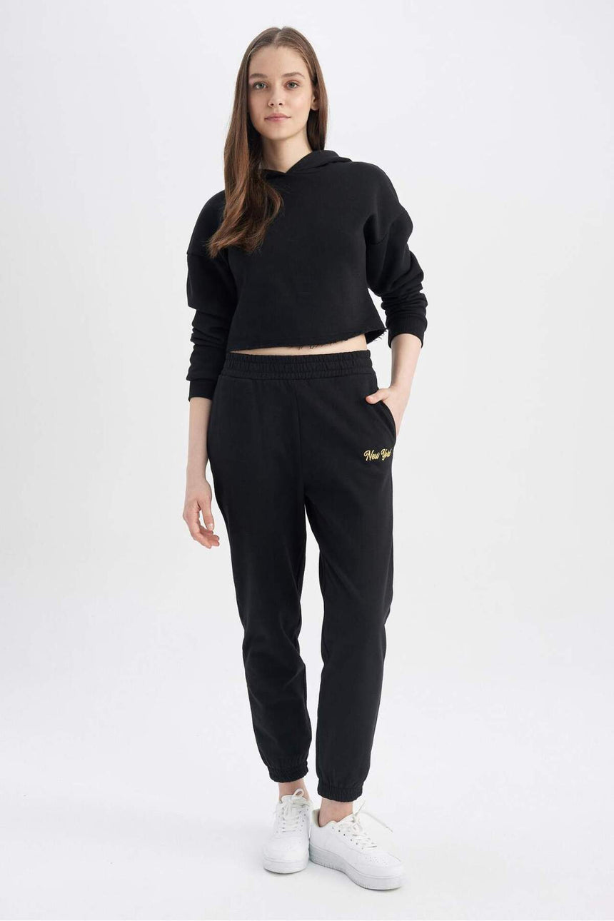 Defacto Kadın Trousers X5391Az - Siyah
