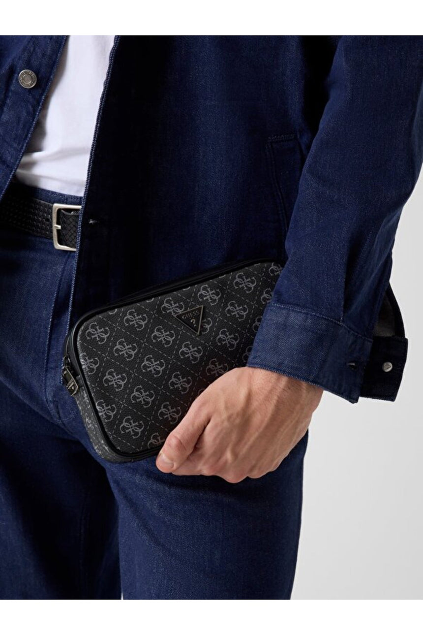 GUESS ERKEK MILANO CAMERA BAG S HMMILOP6150 - Parlak Kırmızı