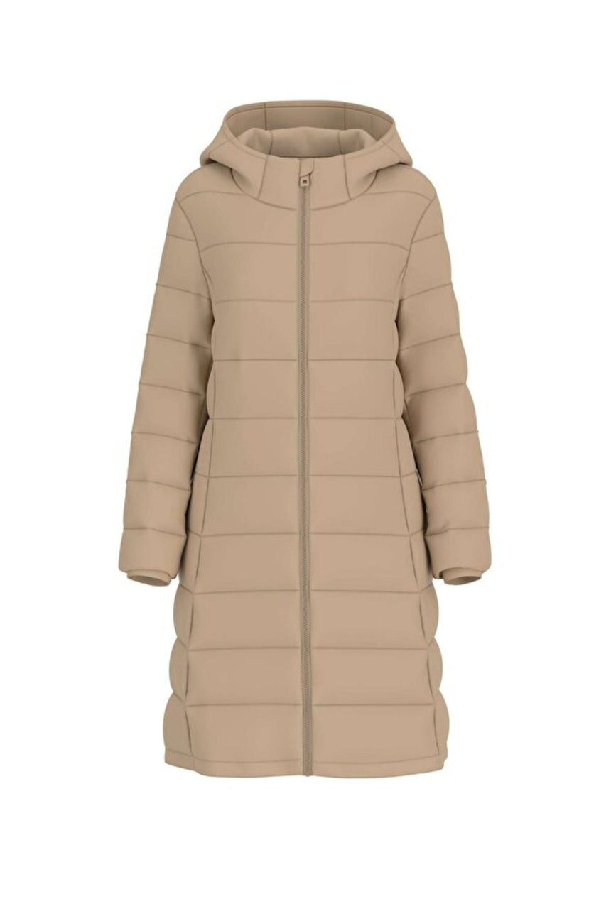GUESS KADIN NEW ALETA LONG PUFFE V4YL05WF3X0 - Açık Gri