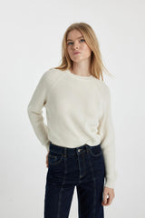 Defacto Kadın Pullover L2567Az - Ekru