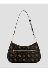 Guess Emelie Logo Kadın Omuz Çantası HWGP9928180 - Parlak Yeşil