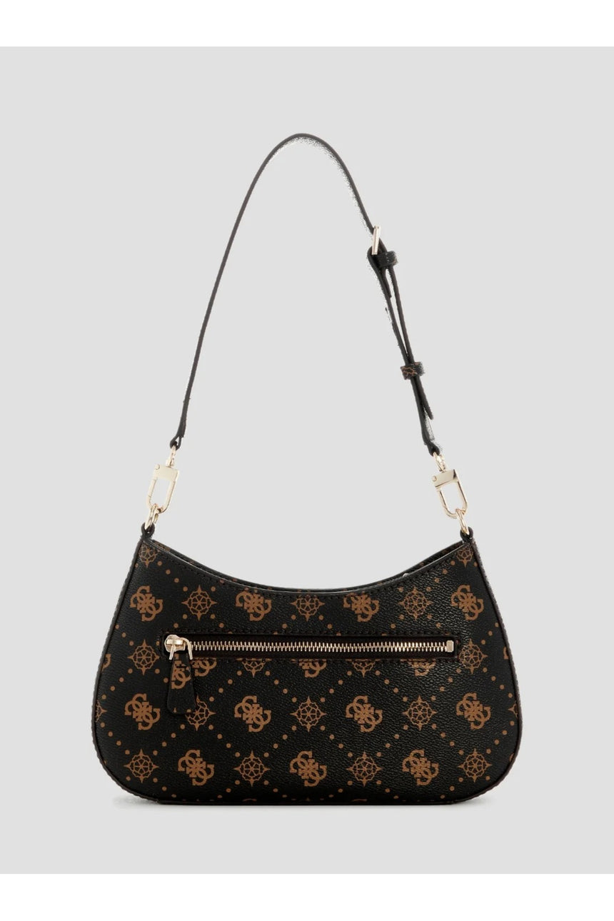 Guess Emelie Logo Kadın Omuz Çantası HWGP9928180 - Parlak Yeşil