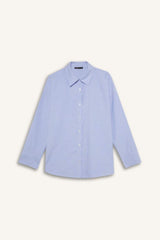Defacto Kadın Long Sleeve Shirt D4512Ax - Mavi