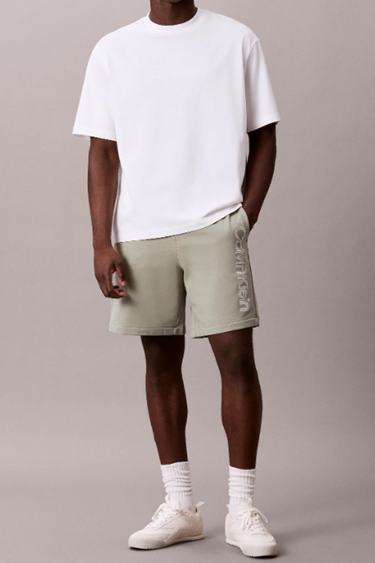 Calvin Klein Erkek 350TERRY EU SP GRAPHIC SHORT LV04LG214G - Siyah