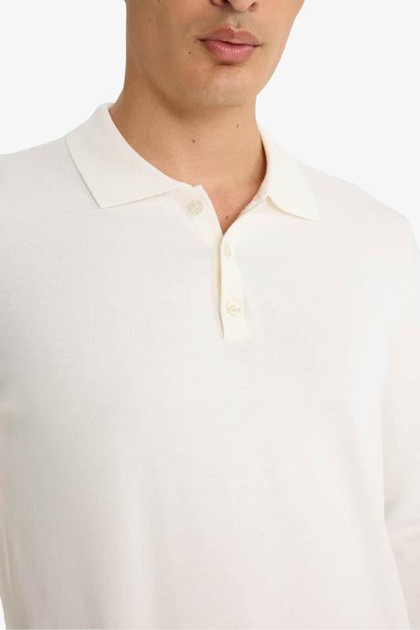 Defacto Erkek Pullover D0454Ax - Ekru