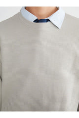 LC Waikiki Erkek Sweatshirt W5MR36E8 - Gri