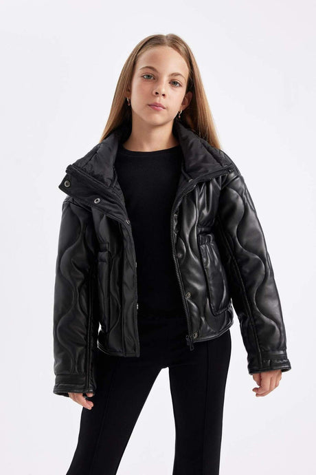 Defacto Çocuk Mont C5486A8 - Siyah