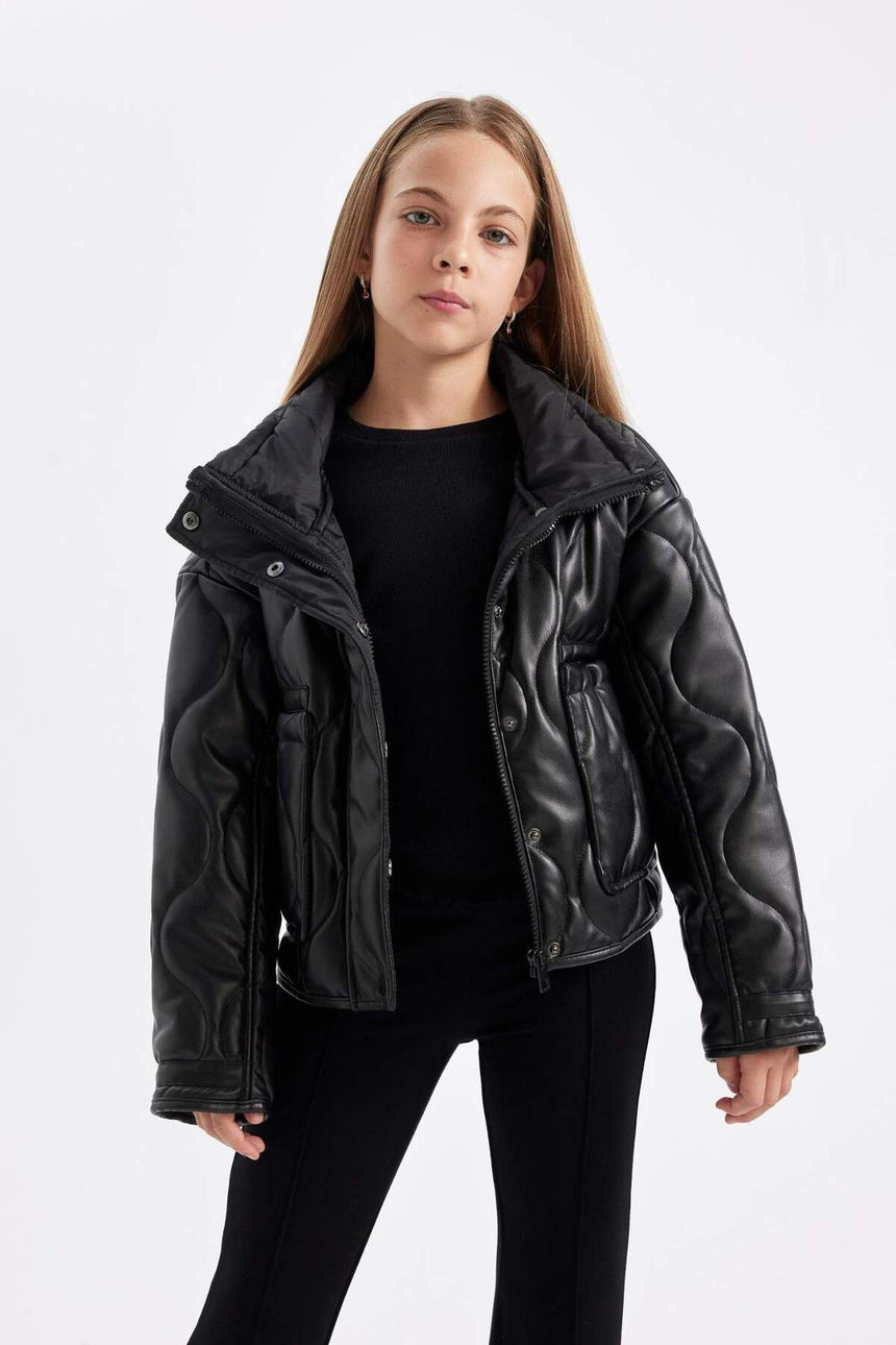 Defacto Çocuk Mont C5486A8 - Siyah