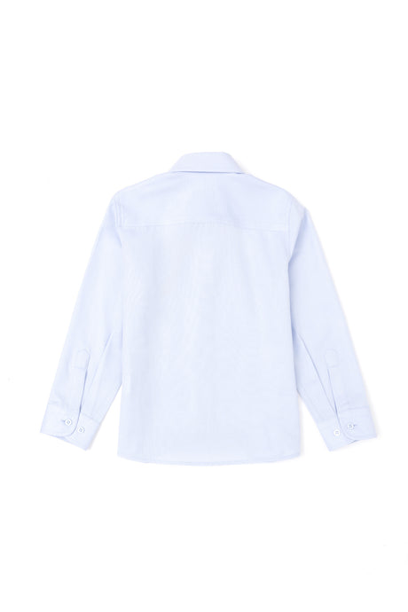 US POLO ASSN ERKEK COCUK DOKUMA GÖMLEK 1840423 - AÇIK MAVİ