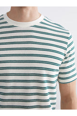 LC Waikiki Erkek Kısa Kollu T-Shirt W5LN95E8 - Yeşil