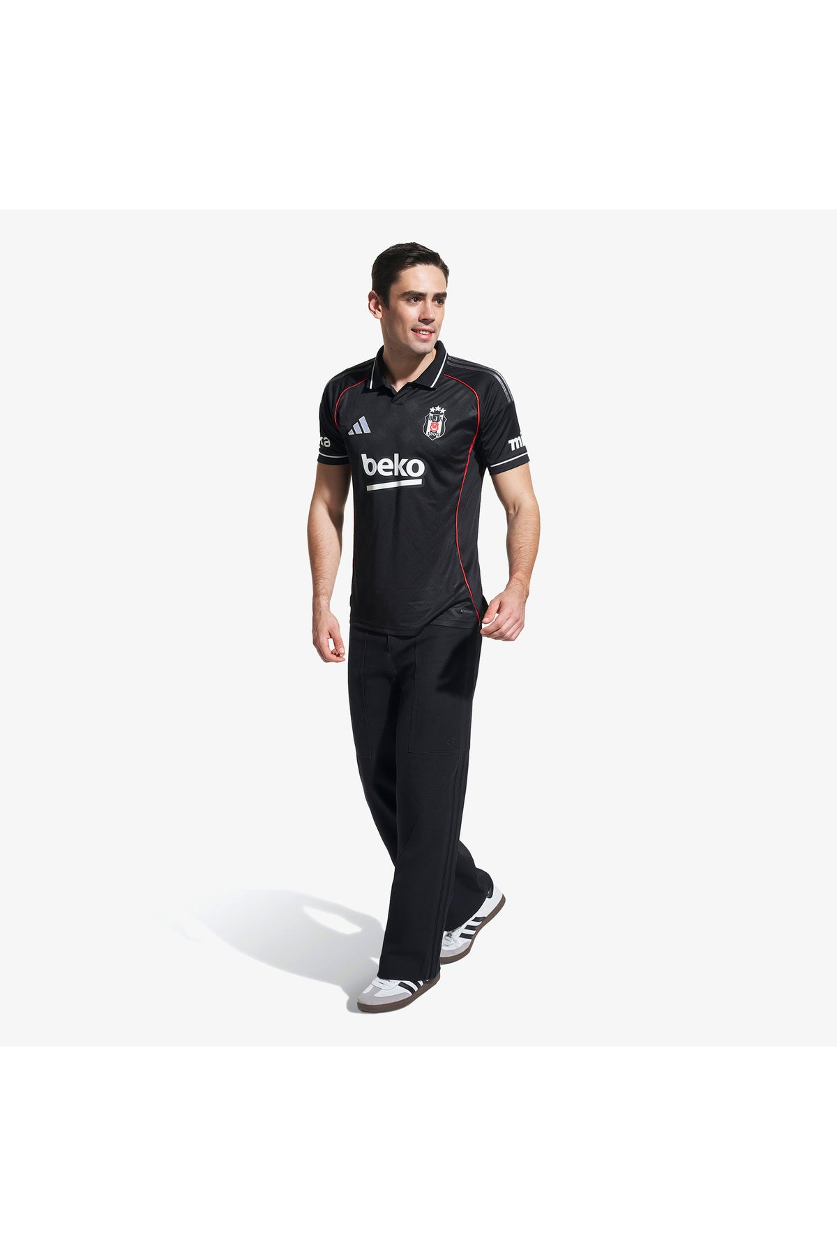 adidas BJK Third Erkek Forma JD1414 - Siyah