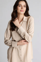 Defacto Kadın Long Sleeve Tunic Z3538AZ - Kahverengi / Kum Beji