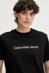 Calvin Klein Kadın A- INST LOGO CLASSIC TEE SS LV047C912G - Siyah