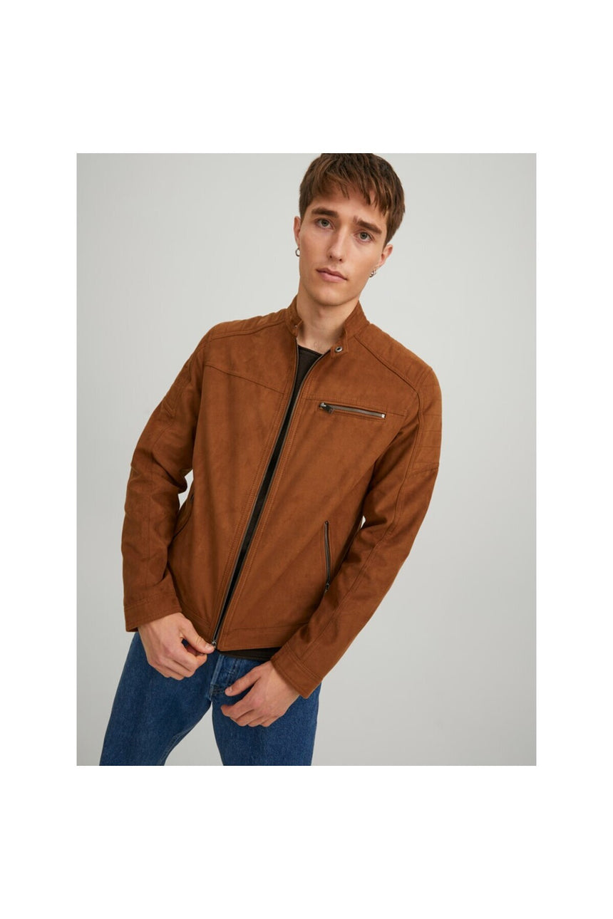 jack&jones erkek jacket 12147218 - Koyu Turuncu