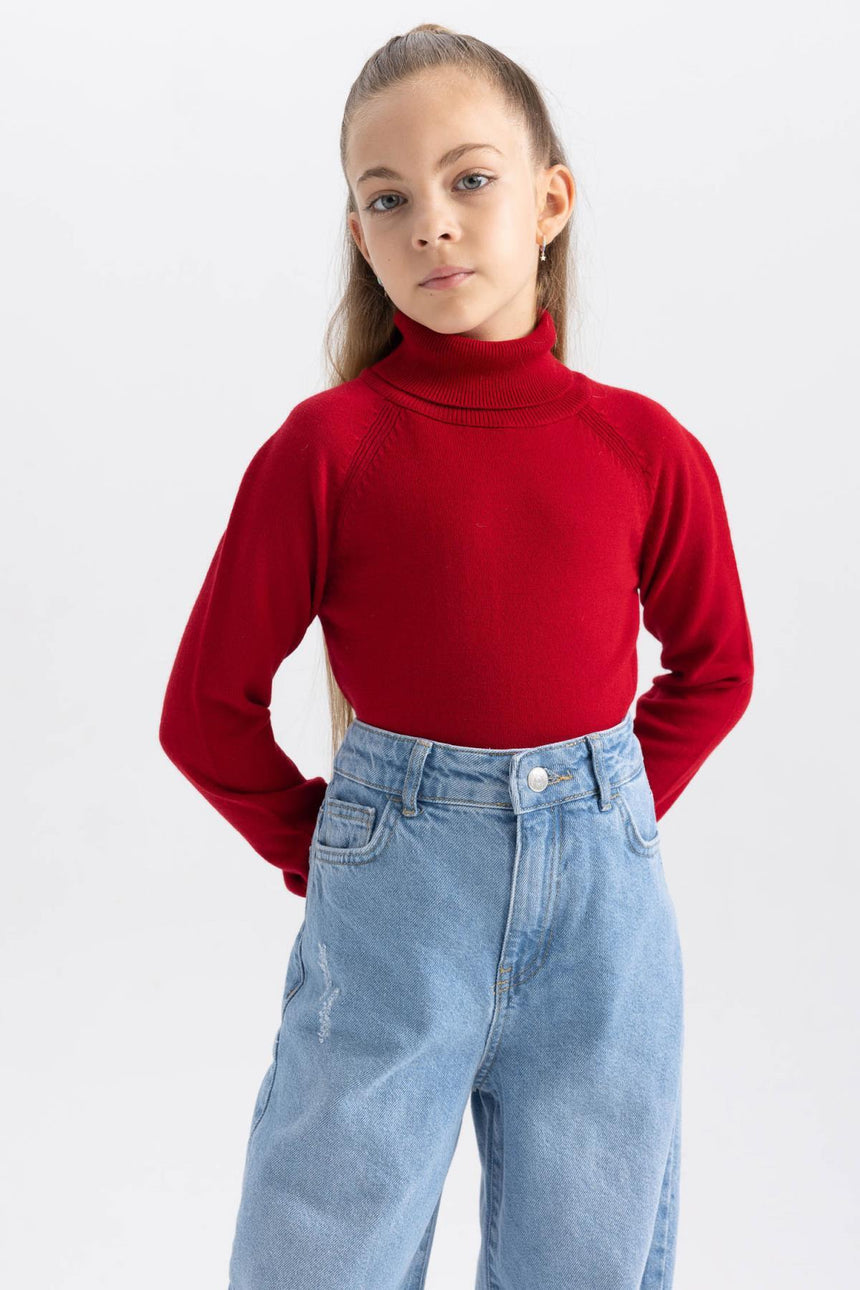 Defacto Çocuk Pullover R1953A6 - Kırmızı