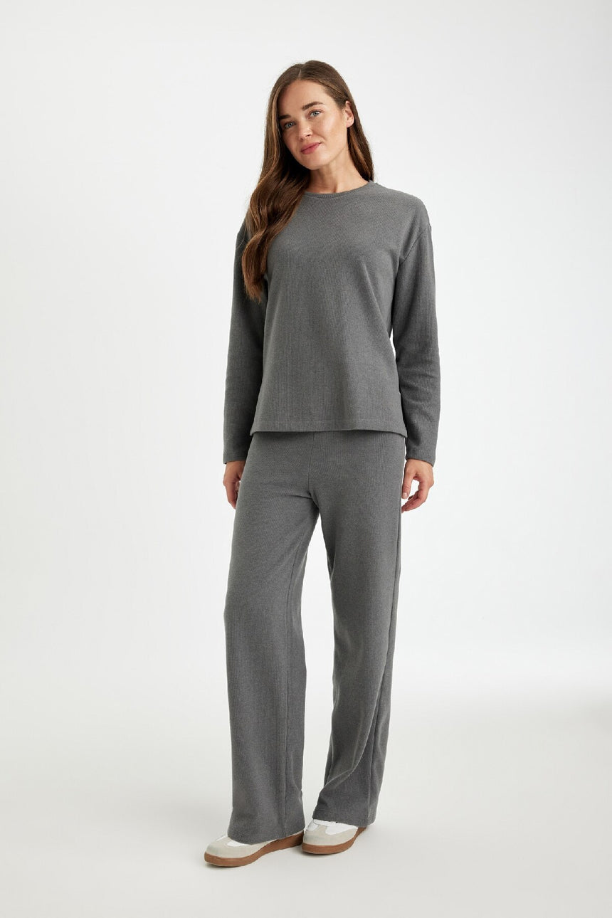 Defacto Kadın Trousers D0361AX - Antrasit