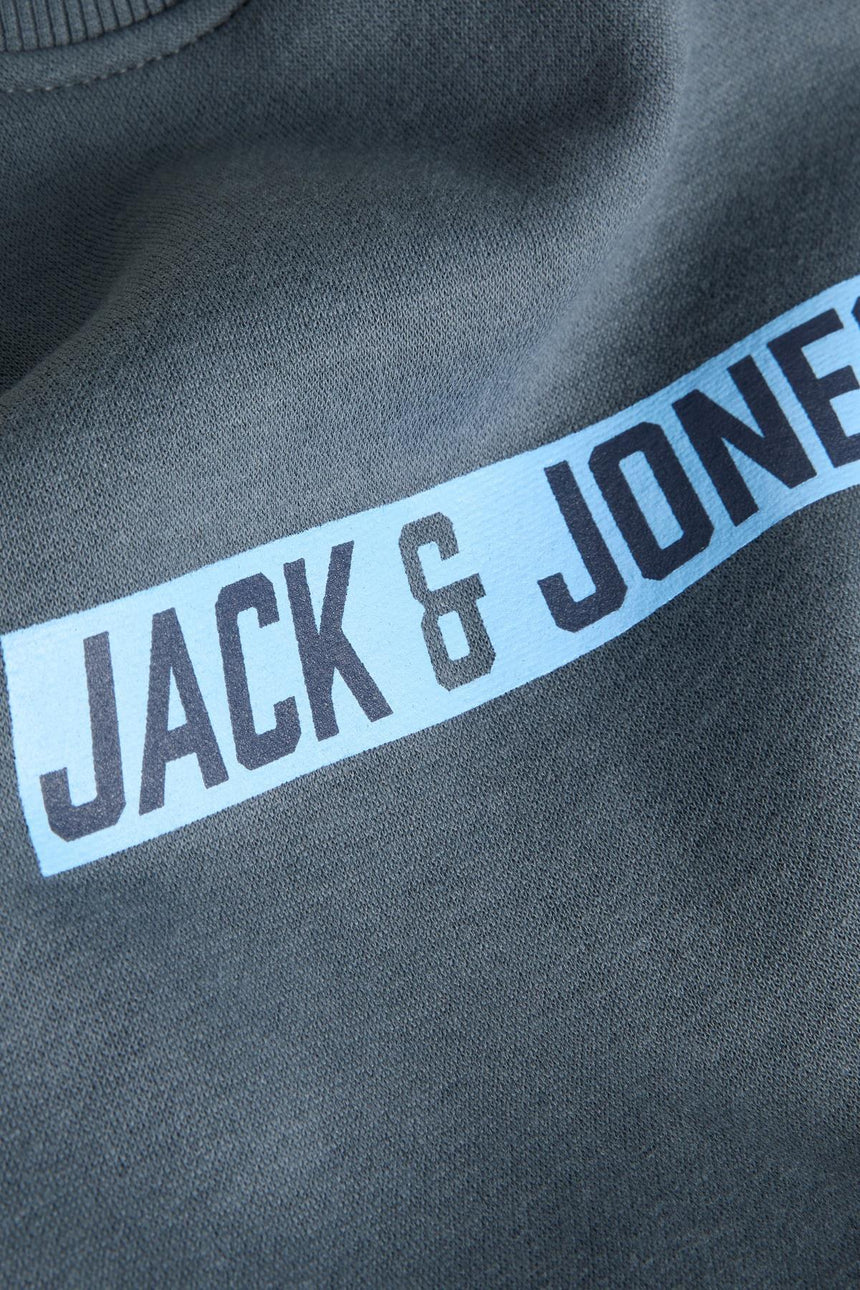 JACK&JONES JJMUNK SWEAT CREW NECK 12298431 - Koyu Gri