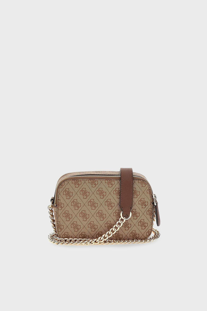 GUESS KADIN NOELLE CROSSBODY CAM HWBG7879140 - Kahverengi