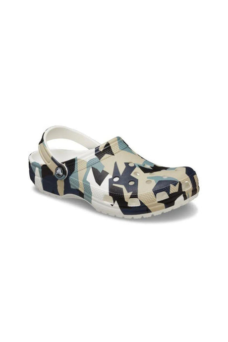Crocs Unisex Geo Camo Clog Cr3055 - Beyaz