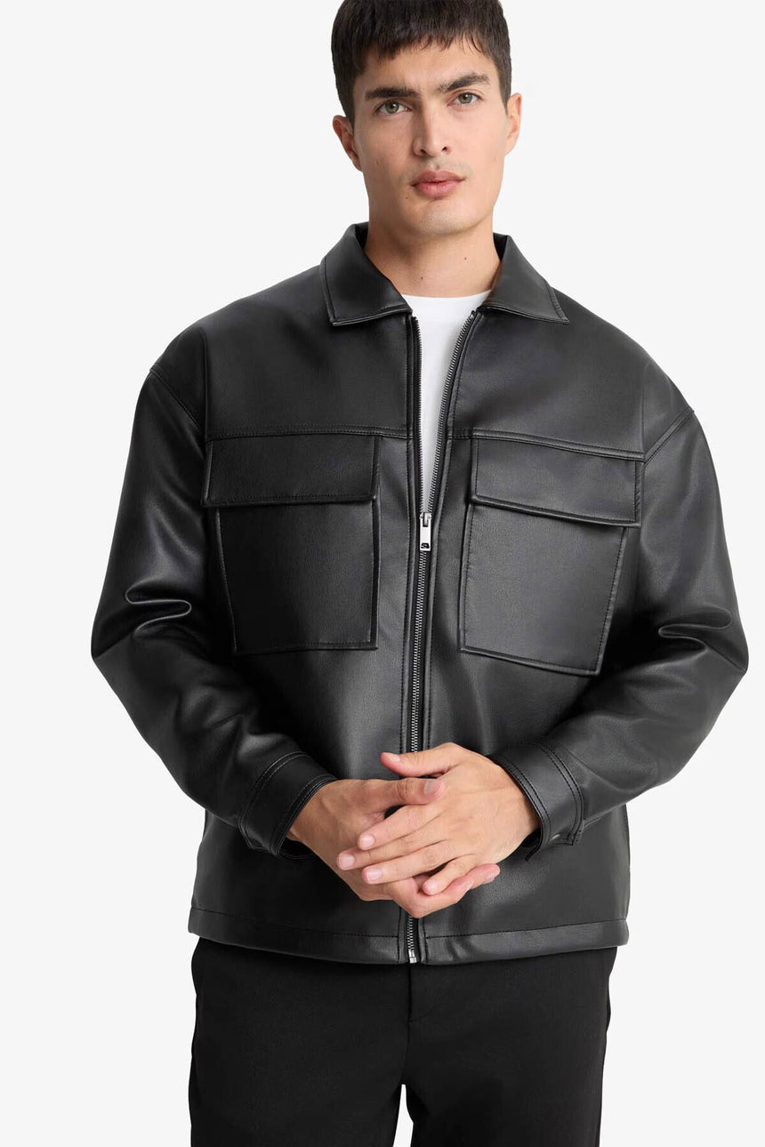 Defacto Erkek Outer Wear Y4461AZ - Siyah